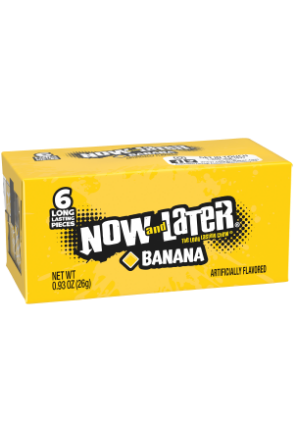 Now later banana